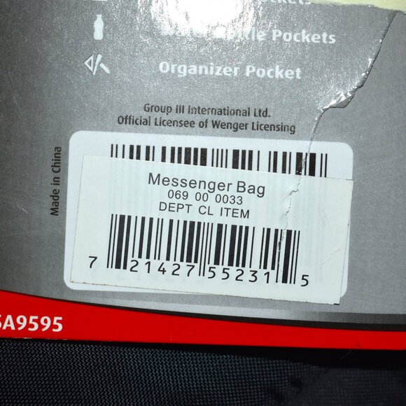 NWT SwissGear New Yorker Messenger Bag - Picture 9 of 9